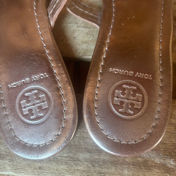 Tory Burch Miller Sandals in Rose Gold Size 6.5 - Picture 3 of 7